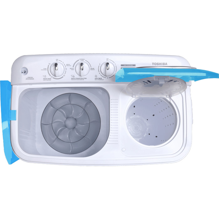 Toshiba Mesin Cuci 2 Tabung Twin Tube E06 Series 9 Kg - VH-H100MN-(WB) | VHH100MN(WB)